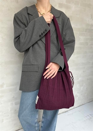 Long Rosalia bag Plum Pico 